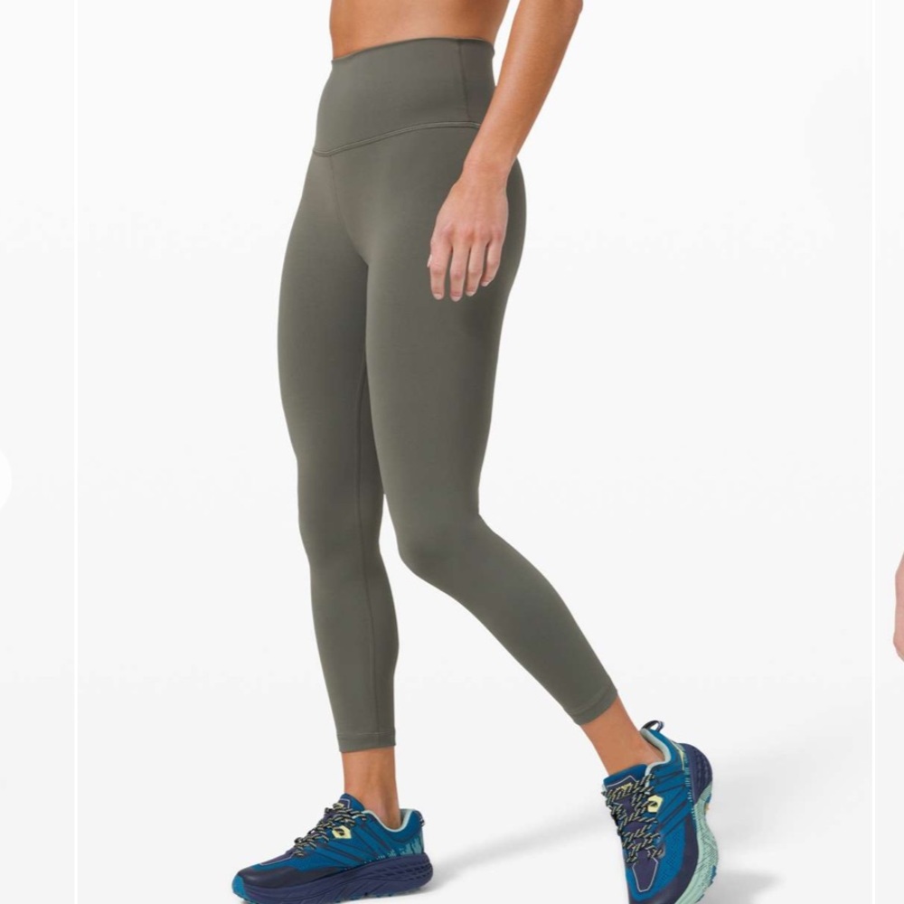 Wunder train high rise tight grey sage